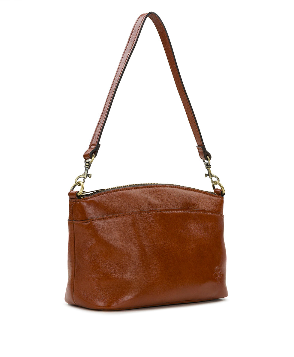 Female - Arlee Crossbody - Soft Vegetable Tanned Leather - tan - by Patricia Nash - View 3 of 4
