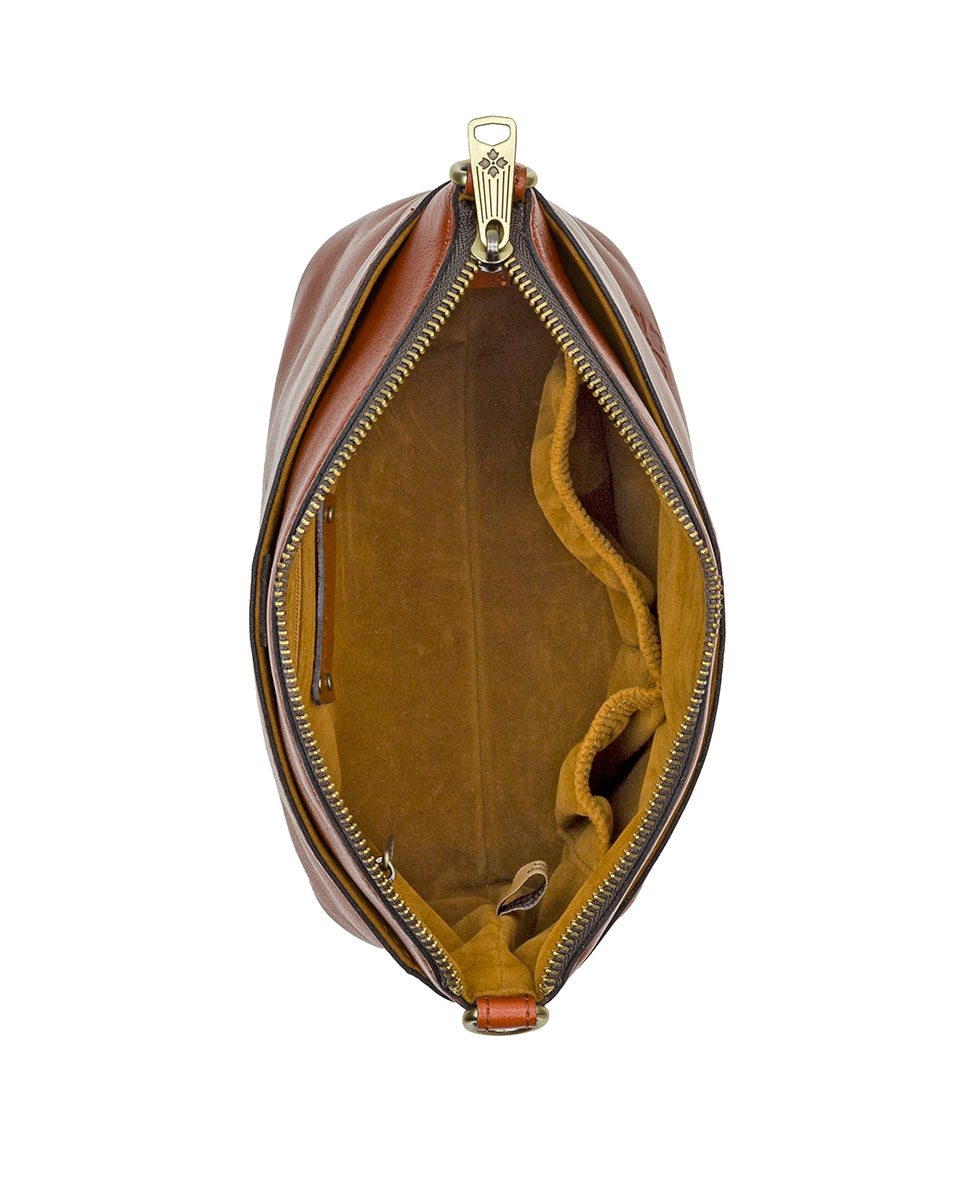 Female - Arlee Crossbody - Soft Vegetable Tanned Leather - tan - by Patricia Nash - View 4 of 4