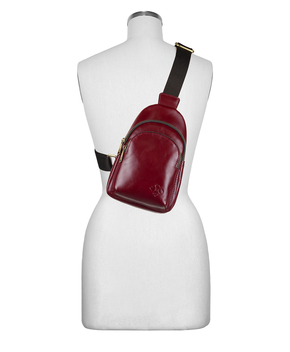 Female - Louetta Sling - Vintage Distressed Leather - mushroom - by Patricia Nash - View 20 of 44