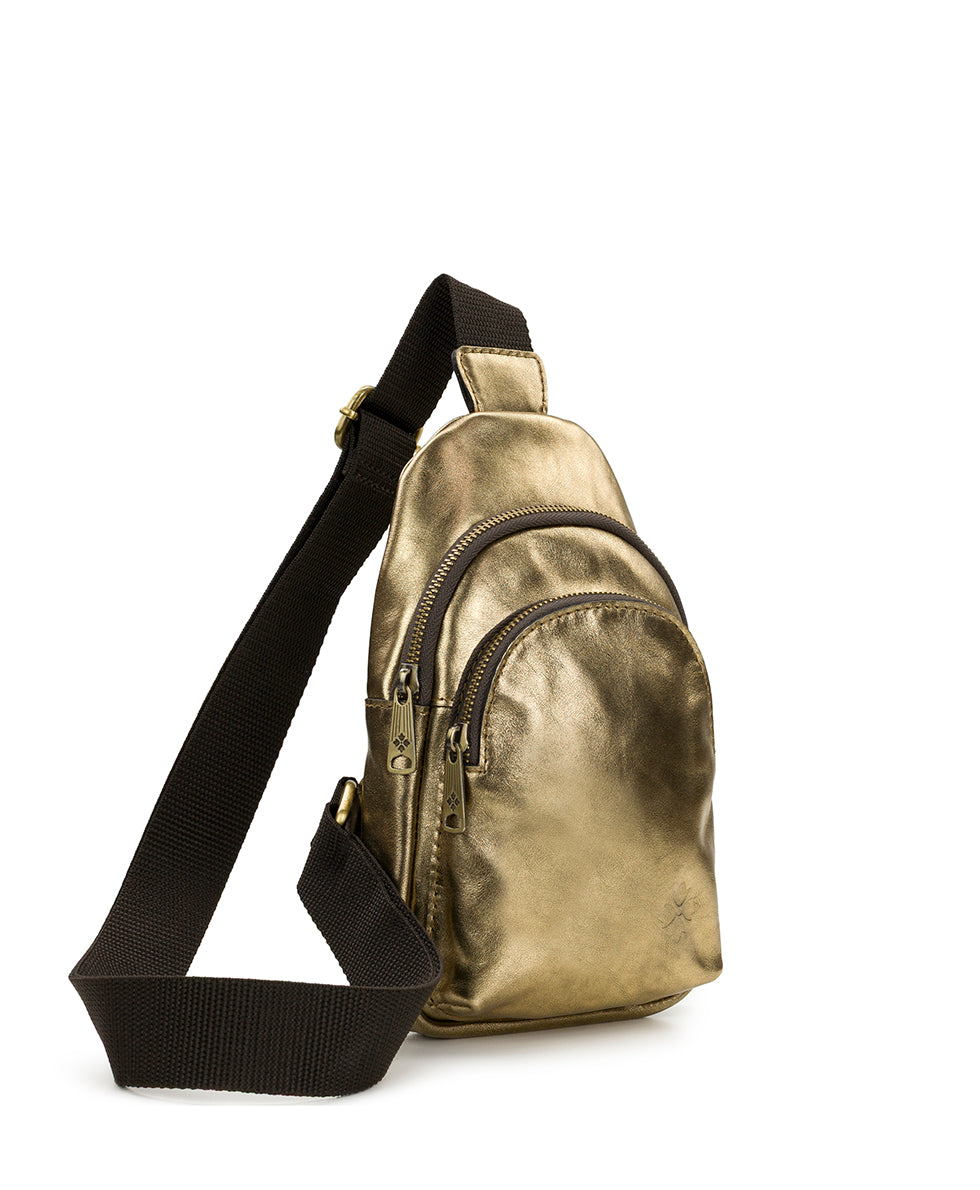 Female - Louetta Sling - Vintage Distressed Metallic - antique gold - by Patricia Nash - View 3 of 7