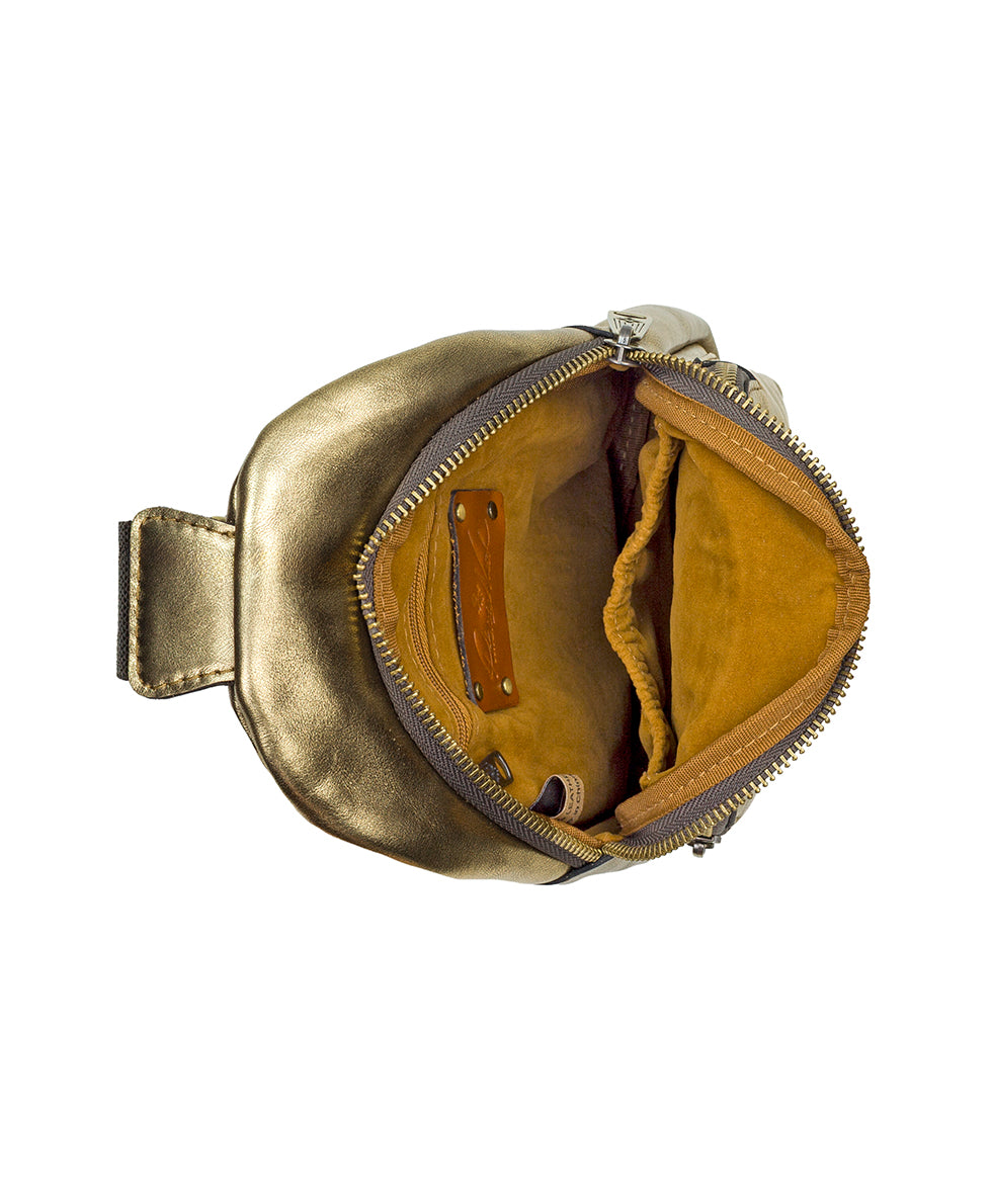Female - Louetta Sling - Vintage Distressed Metallic - antique gold - by Patricia Nash - View 5 of 7