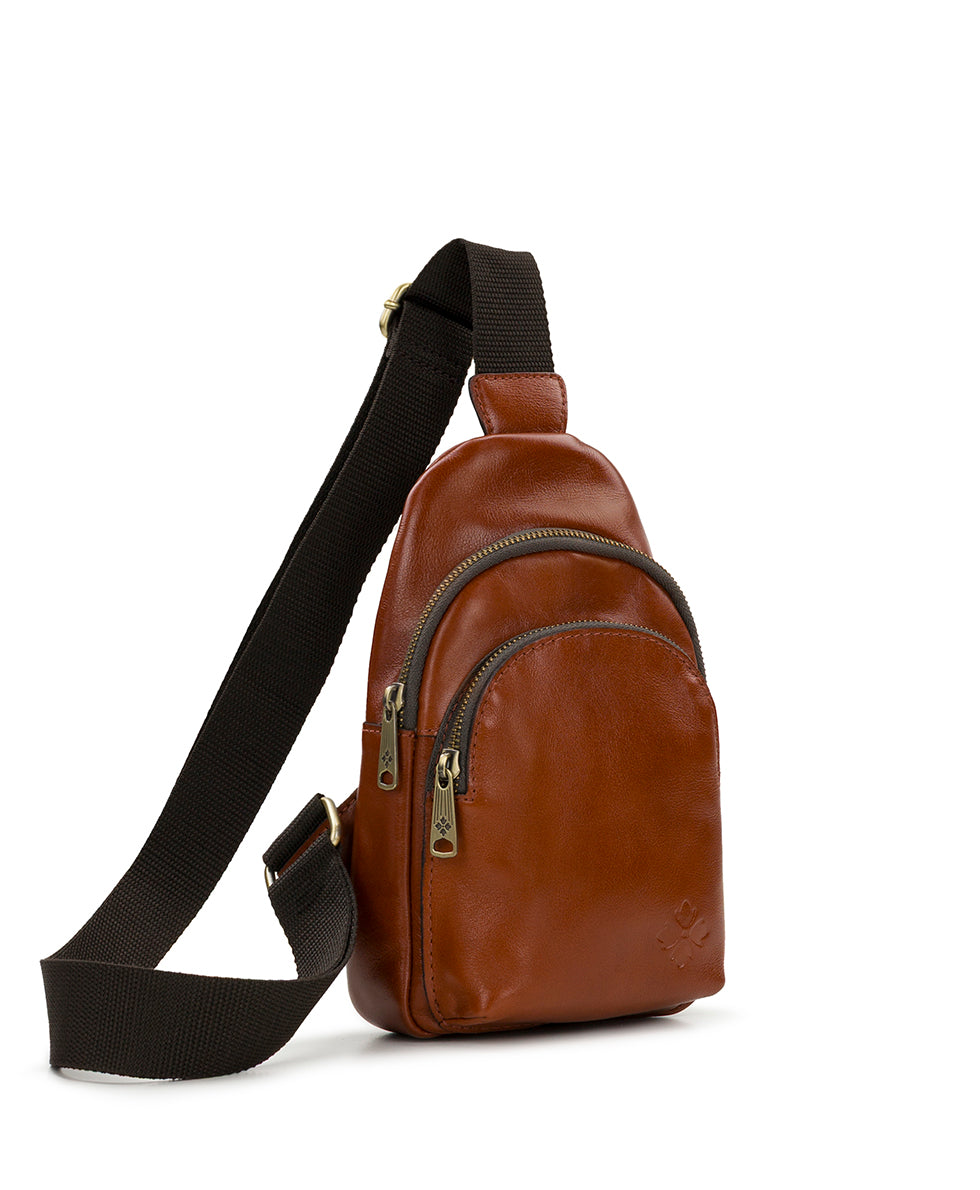 Female - Louetta Sling - Soft Vegetable Tanned Leather - tan - by Patricia Nash - View 3 of 6