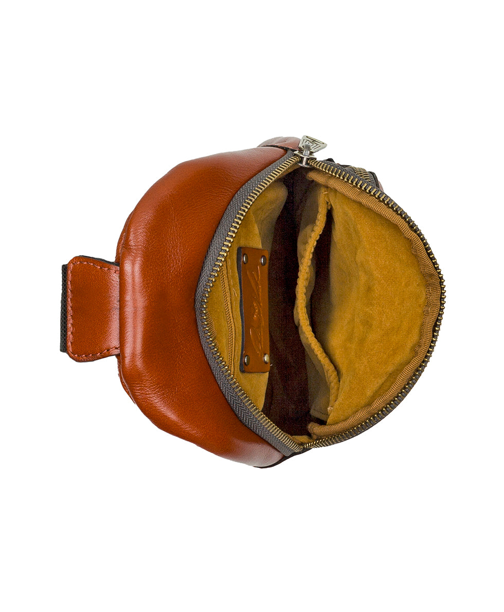Female - Louetta Sling - Soft Vegetable Tanned Leather - tan - by Patricia Nash - View 5 of 6