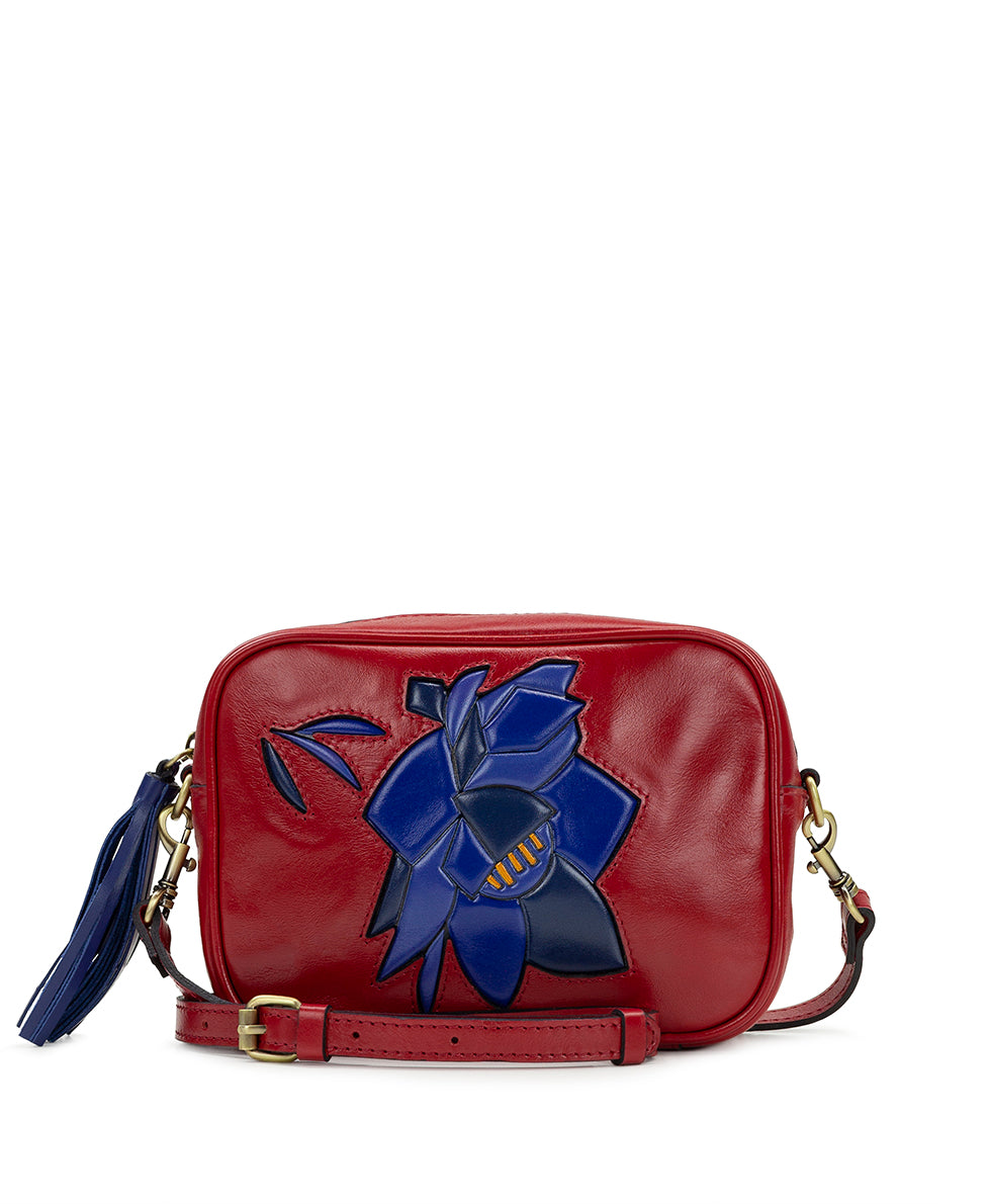 Female - Josie Crossbody - Grecian Rose Inlay - rosewood - by Patricia Nash - View 1 of 5