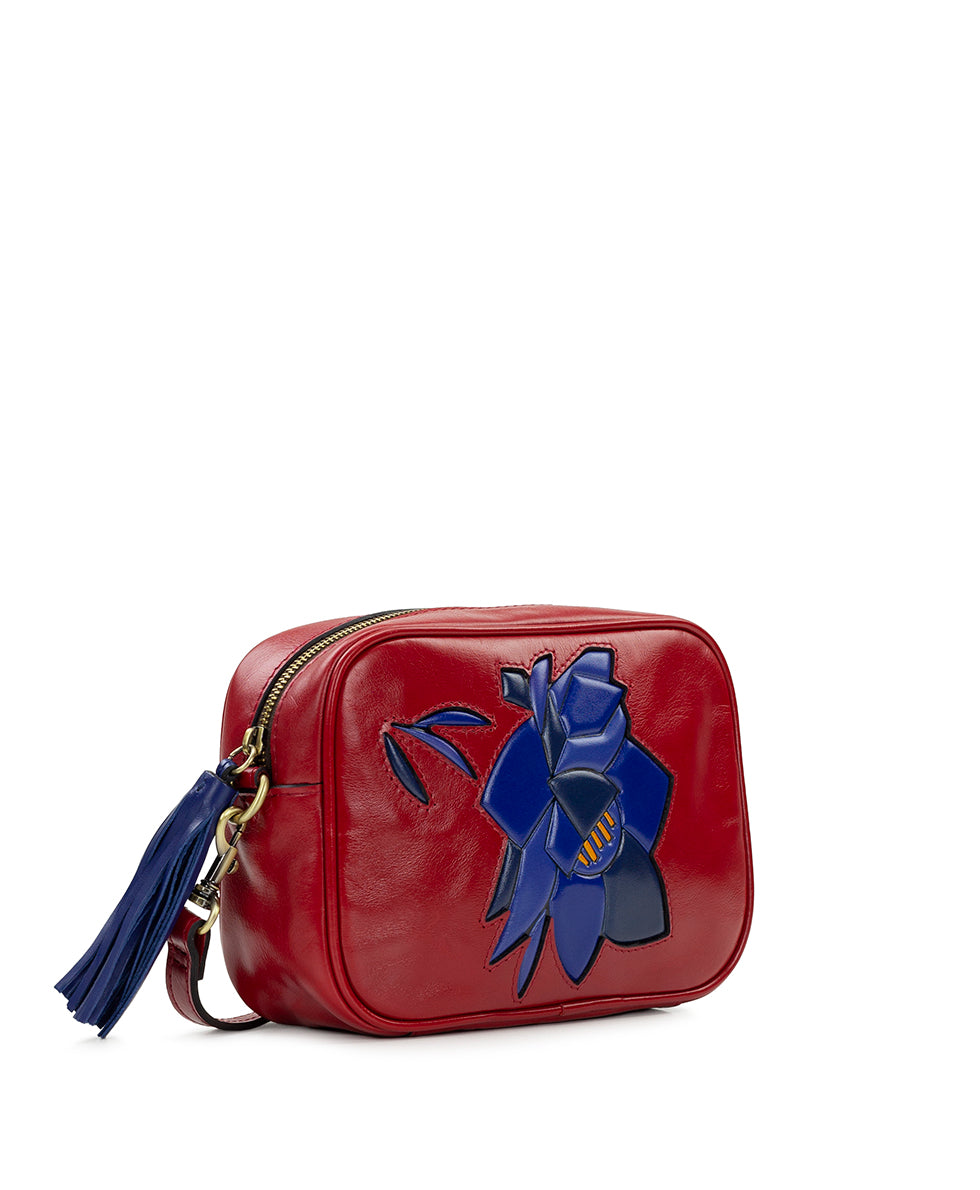 Female - Josie Crossbody - Grecian Rose Inlay - rosewood - by Patricia Nash - View 3 of 5