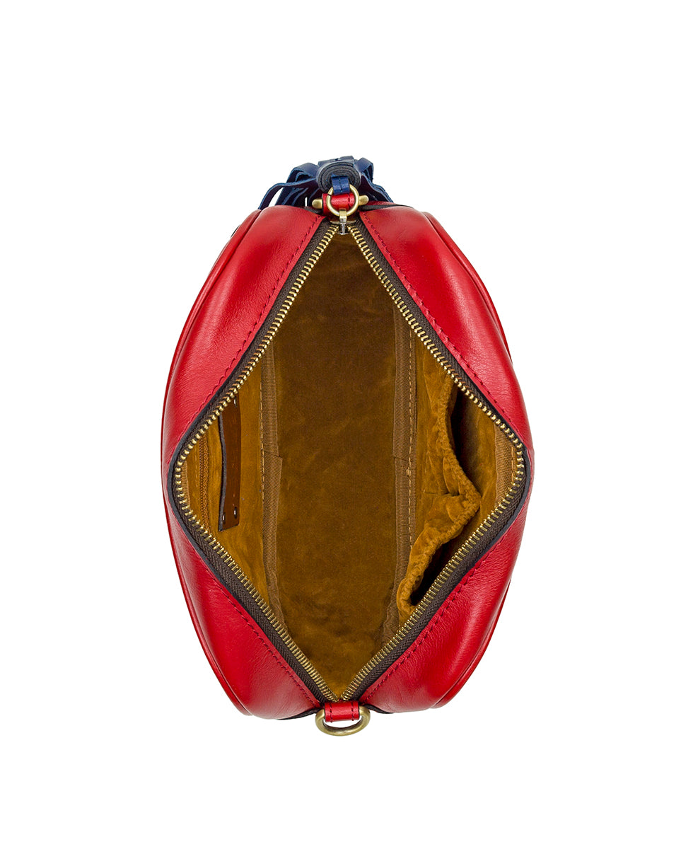 Female - Josie Crossbody - Grecian Rose Inlay - rosewood - by Patricia Nash - View 5 of 5
