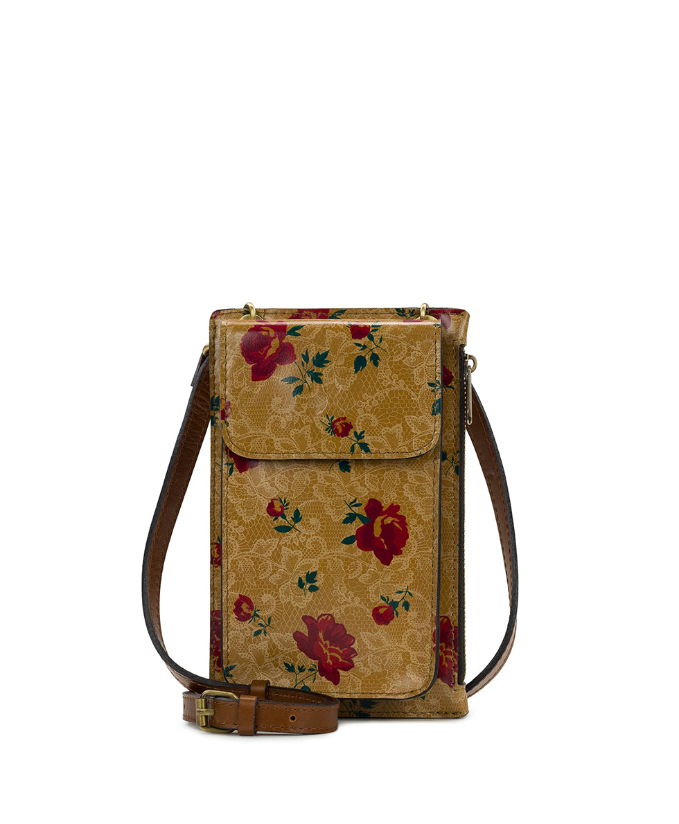 Patricia Nash orders Leather Floral Needlepoint Flap Bag