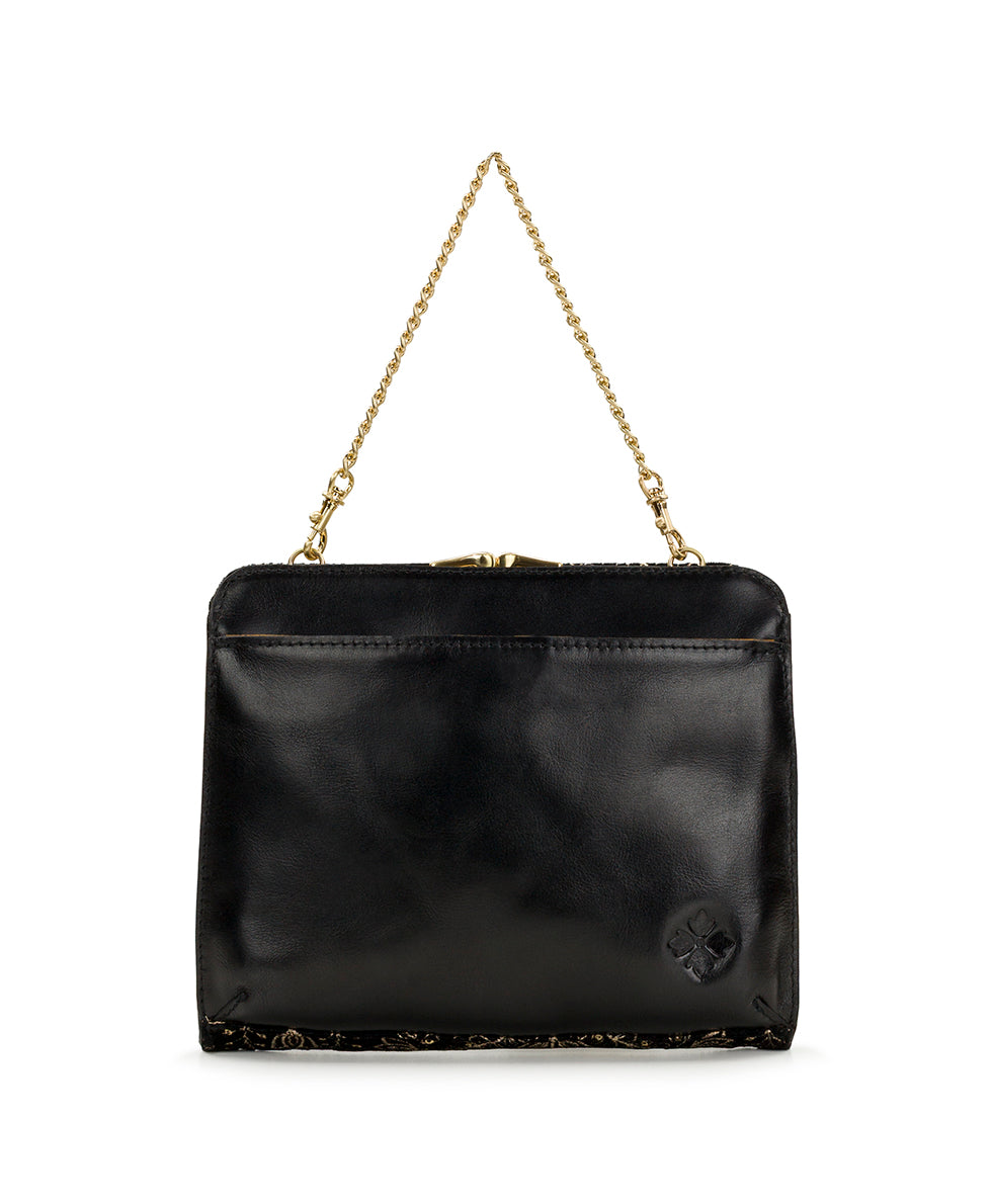 Female - Evangeline Frame - Rico Embellished Velvet - black - by Patricia Nash - View 2 of 4