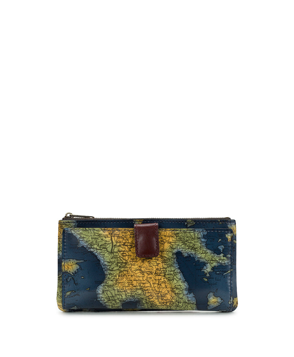 Female - Naxos Wallet - Greek Map - greek map - by Patricia Nash - View 1 of 4