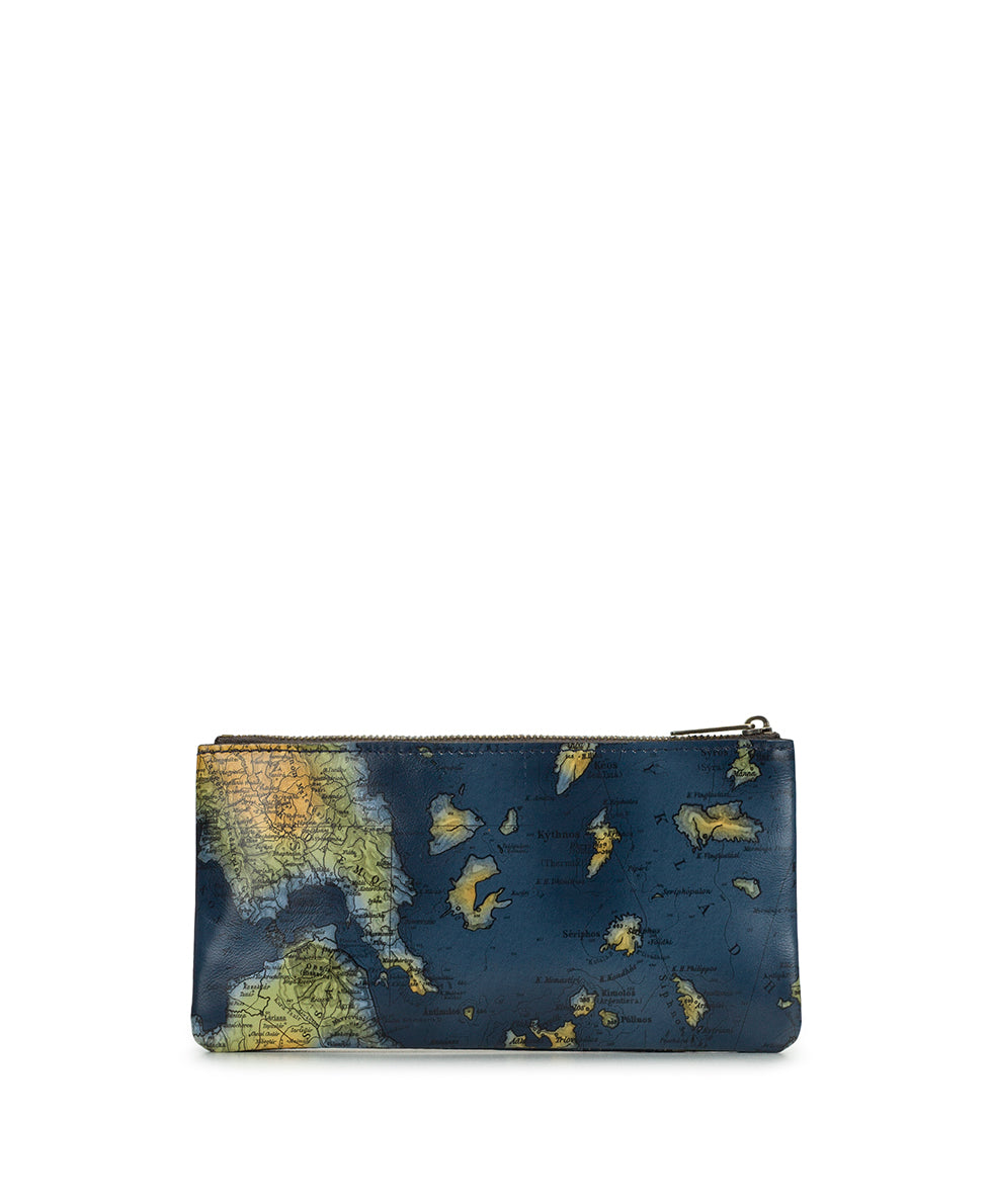Female - Naxos Wallet - Greek Map - greek map - by Patricia Nash - View 2 of 4