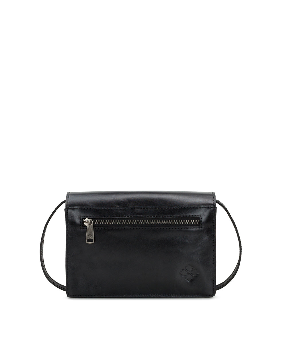 Female - Livana Crossbody - Vintage Distressed Leather - black - by Patricia Nash - View 2 of 16