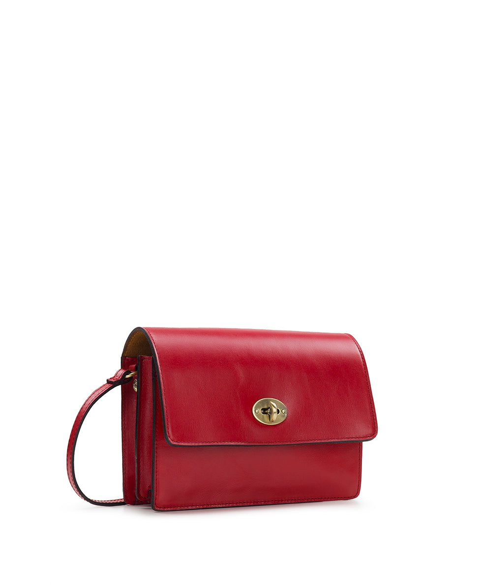 Female - Livana Crossbody - Vintage Distressed Leather - black - by Patricia Nash - View 12 of 16