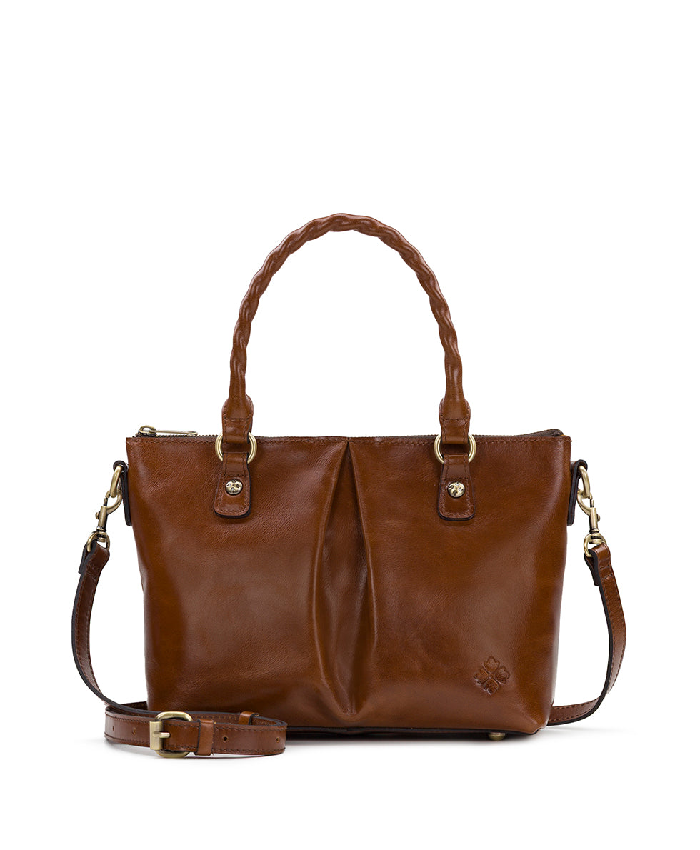 Female - Zora Top Handle Crossbody - Vintage Distressed Leather - black - by Patricia Nash - View 5 of 21