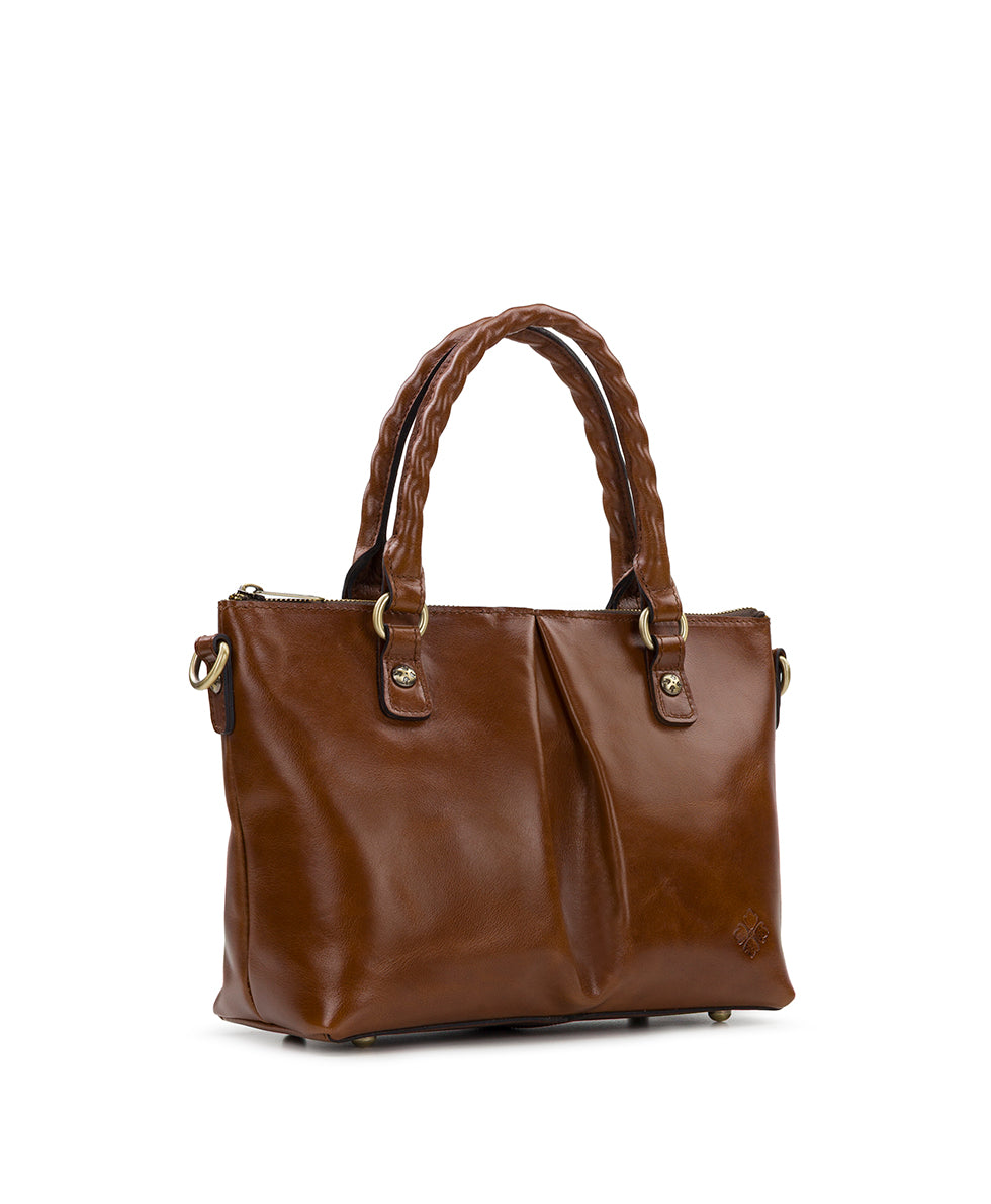 Female - Zora Top Handle Crossbody - Vintage Distressed Leather - black - by Patricia Nash - View 7 of 21
