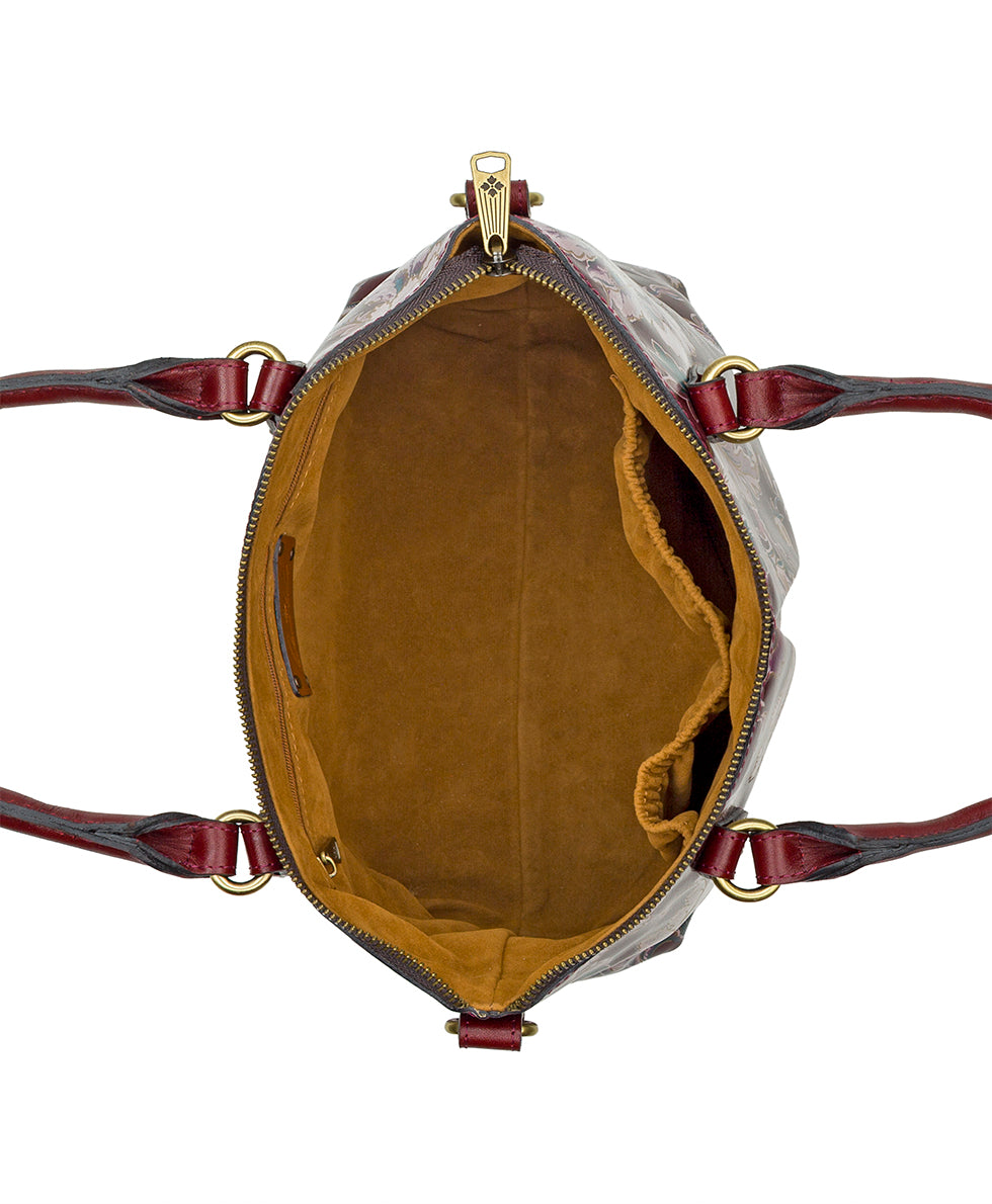 Female - Zora Top Handle Crossbody - European Floral Tapestry - european floral tapestry - by Patricia Nash - View 6 of 6