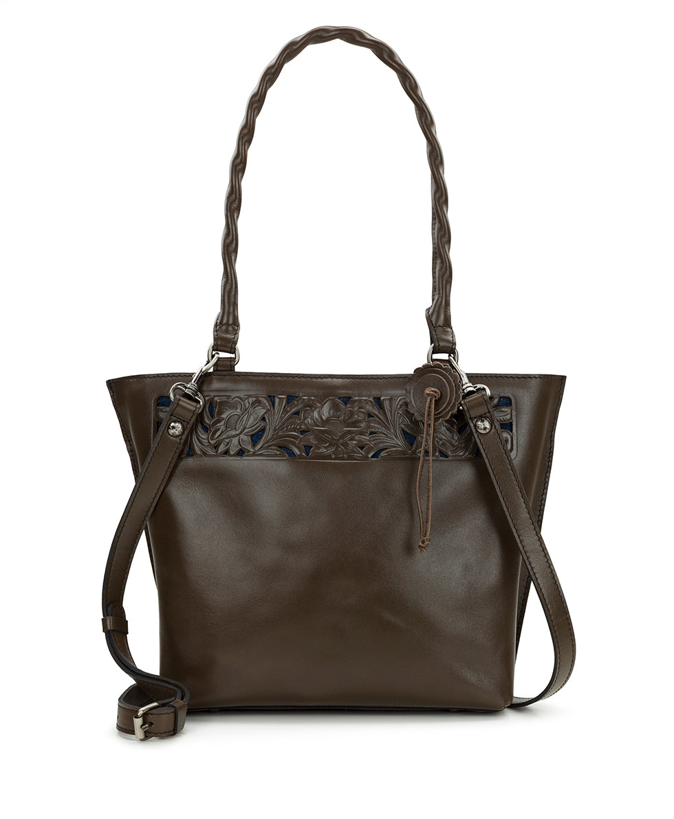 Female - Alexia Tote - Cavo Border Tooled - mushroom - by Patricia Nash - View 5 of 10