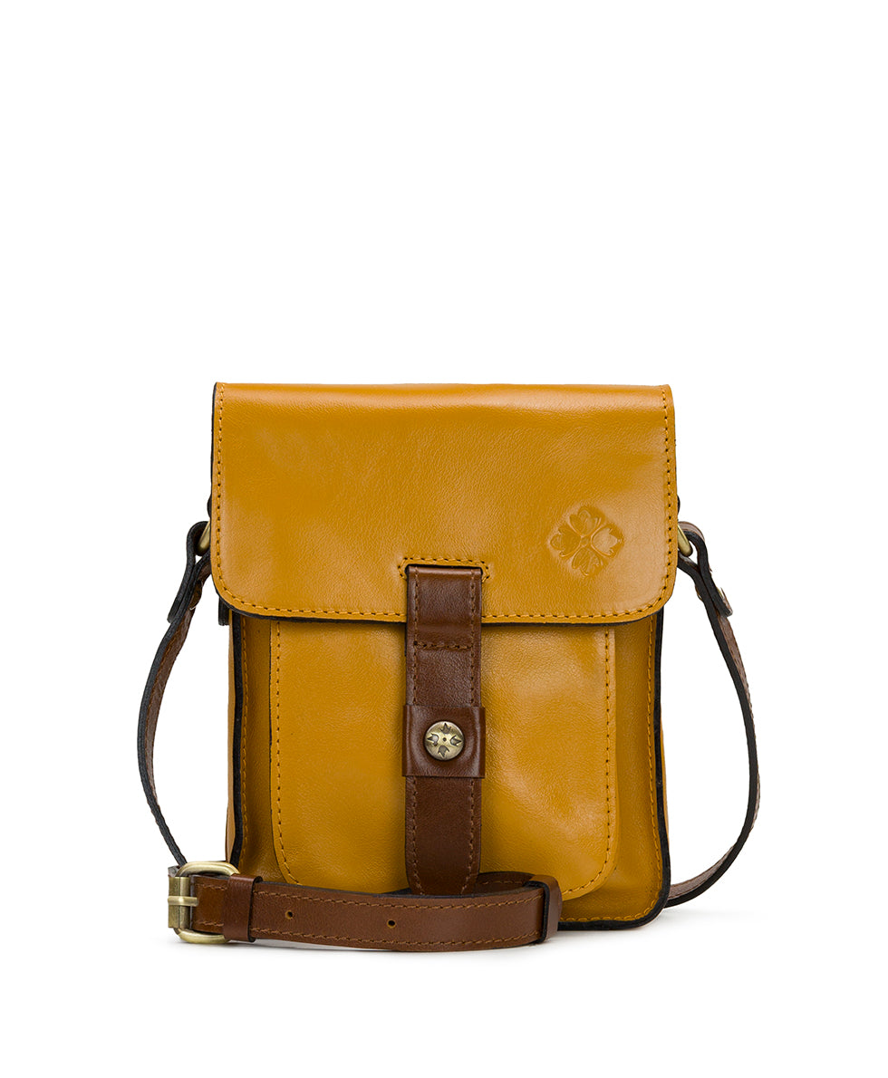 Lari Crossbody - Vintage Distressed Leather - navy peony - by Patricia Nash - View 27 of 43