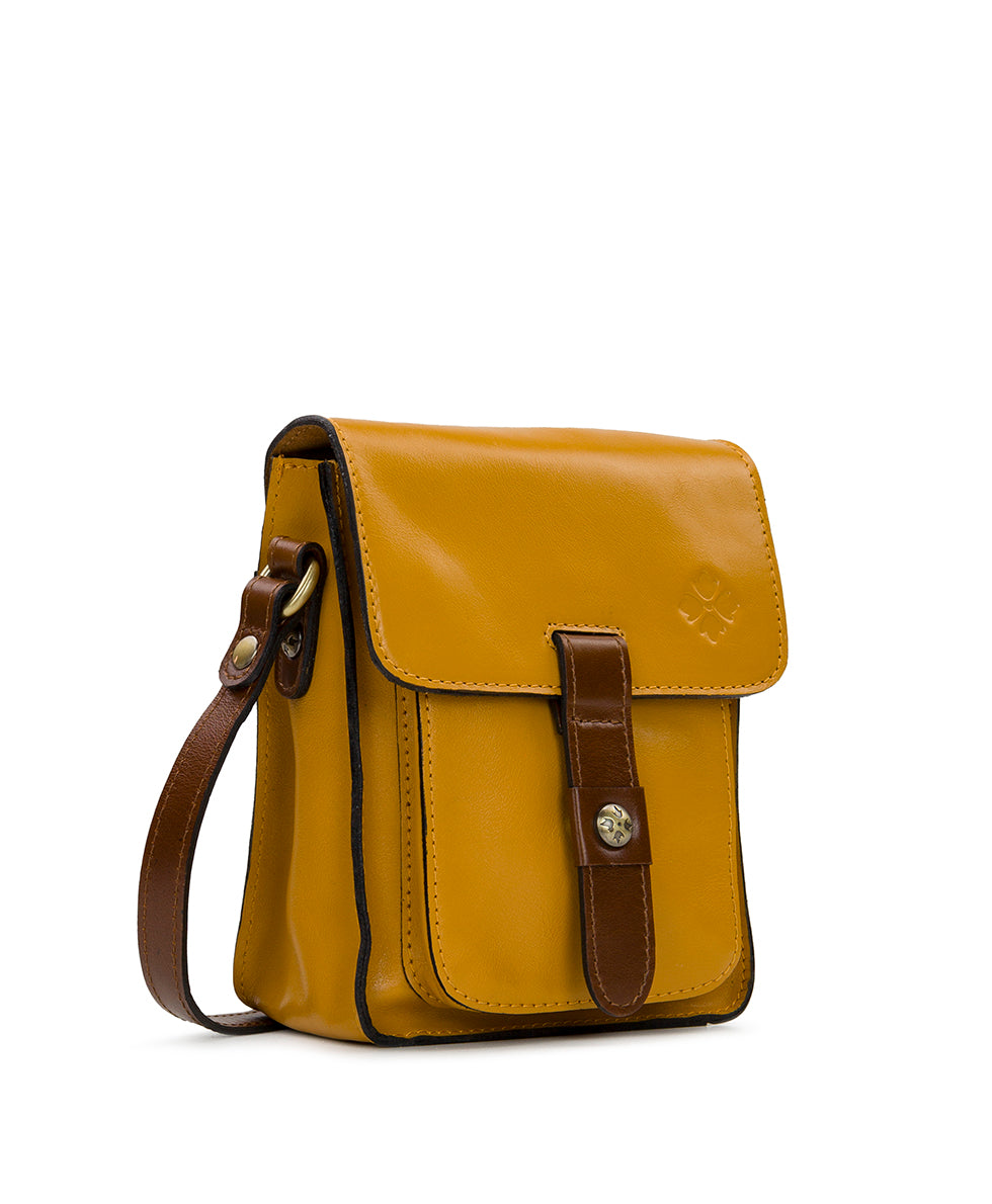 Lari Crossbody - Vintage Distressed Leather - navy peony - by Patricia Nash - View 29 of 43