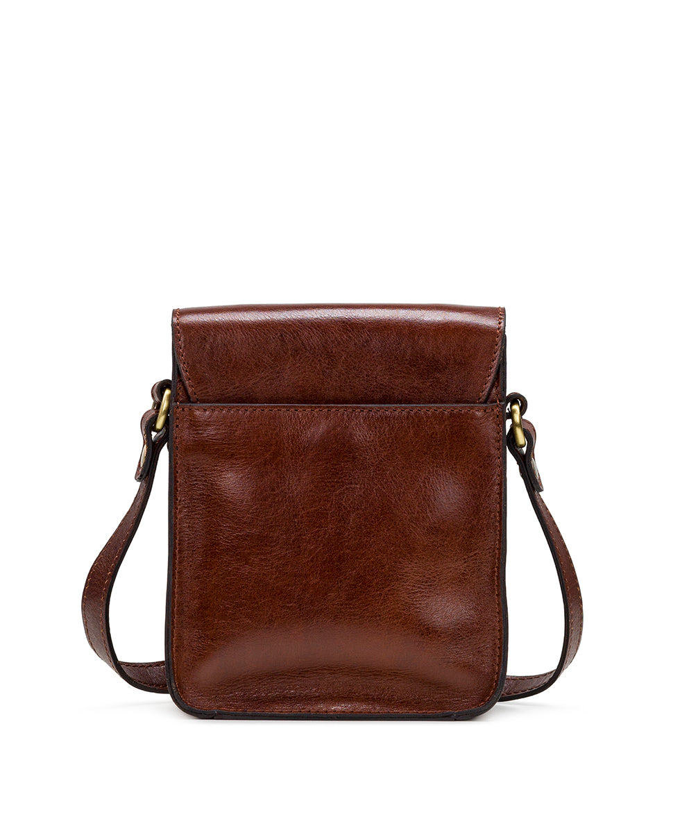Lari Crossbody Bag - Vintage Vegetable Tanned Leather - british tan - by Patricia Nash - View 2 of 4