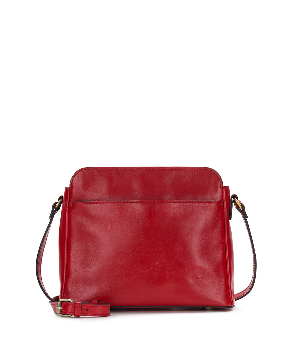 Female - Ithaca Crossbody - Vintage Distressed Leather - black - by Patricia Nash - View 5 of 27
