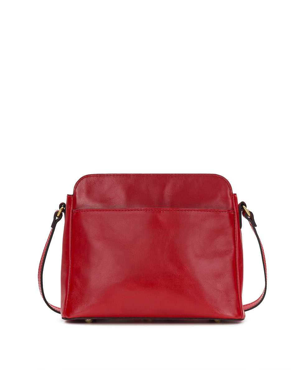 Female - Ithaca Crossbody - Vintage Distressed Leather - black - by Patricia Nash - View 6 of 27