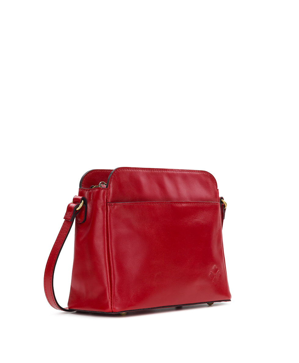 Female - Ithaca Crossbody - Vintage Distressed Leather - black - by Patricia Nash - View 7 of 27