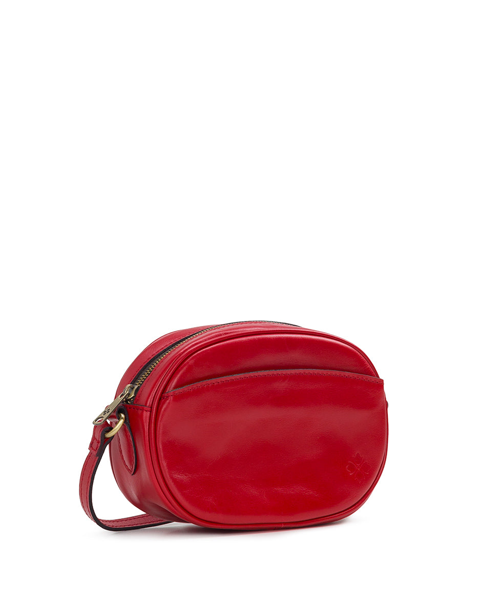 Female - Elexis Crossbody - Vintage Distressed Leather - mushroom - by Patricia Nash - View 12 of 38