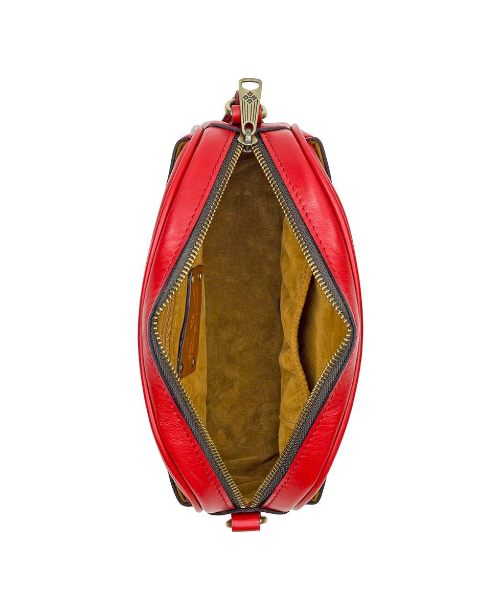 Female - Elexis Crossbody - Vintage Distressed Leather - mushroom - by Patricia Nash - View 14 of 38