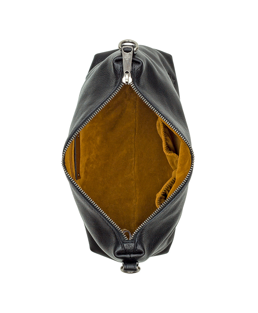 Female - Kolena Crossbody - Rugged Natural Grain Leather - cognac - by Patricia Nash - View 4 of 12