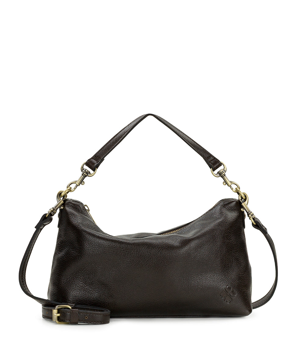 Kolena Hobo Crossbody | Rugged Natural Grain | Chocolate
