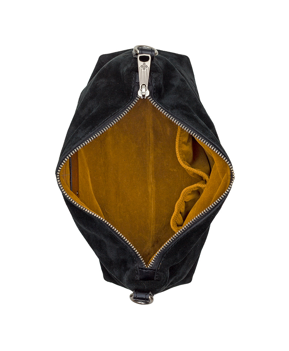 Female - Kolena Crossbody - Suede Leather - black - by Patricia Nash - View 6 of 18