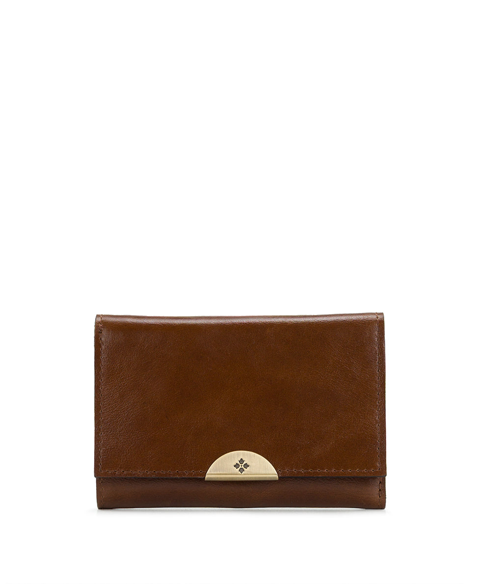 Female - Acri Wallet - Vintage Distressed Leather - oxblood - by Patricia Nash - View 2 of 11