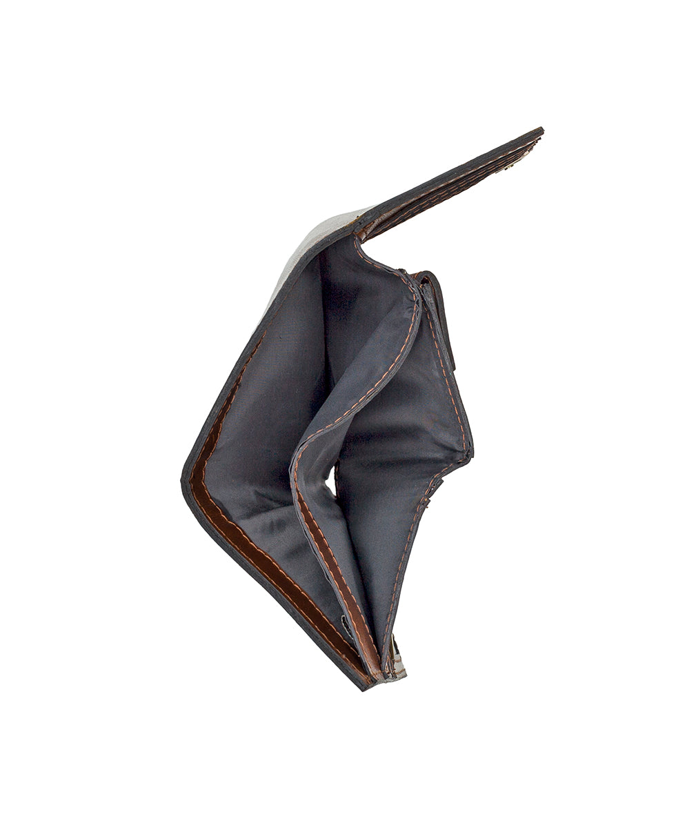 Female - Acri Wallet - Vintage Distressed Leather - oxblood - by Patricia Nash - View 5 of 11