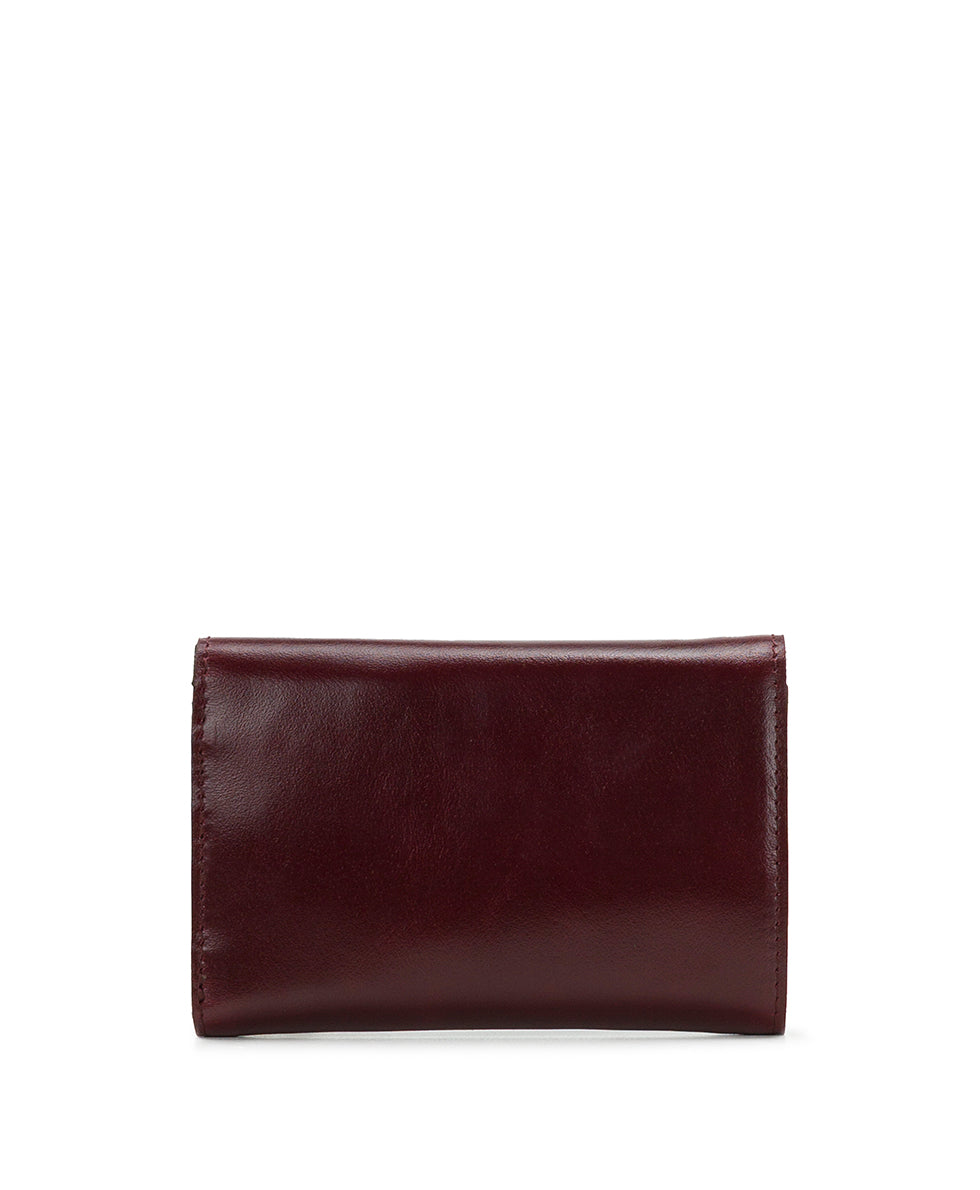 Female - Acri Wallet - Vintage Distressed Leather - oxblood - by Patricia Nash - View 6 of 11