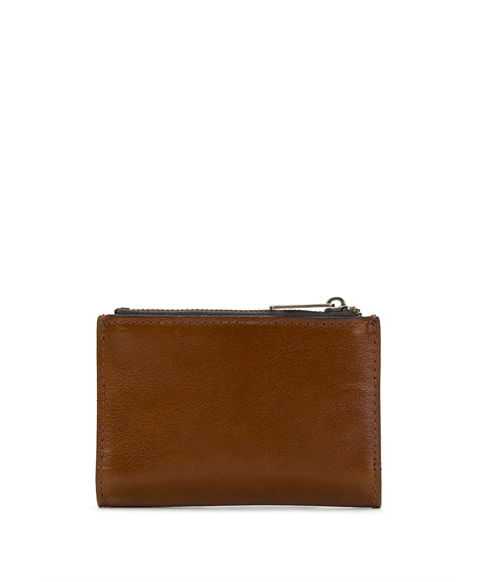 Female - Busalla Wallet - Vintage Distressed Leather - oxblood - by Patricia Nash - View 8 of 18