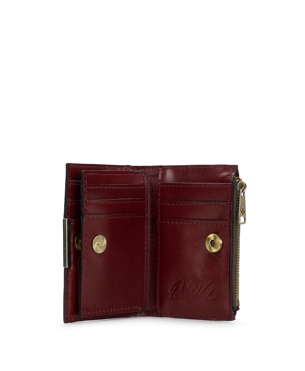 Female - Busalla Wallet - European Floral Tapestry - european floral tapestry - by Patricia Nash - View 4 of 5