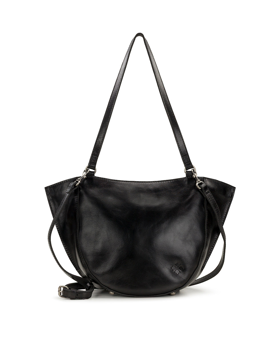 Female - Cassola Satchel - Vintage Distressed Leather - black - by Patricia Nash - View 1 of 11
