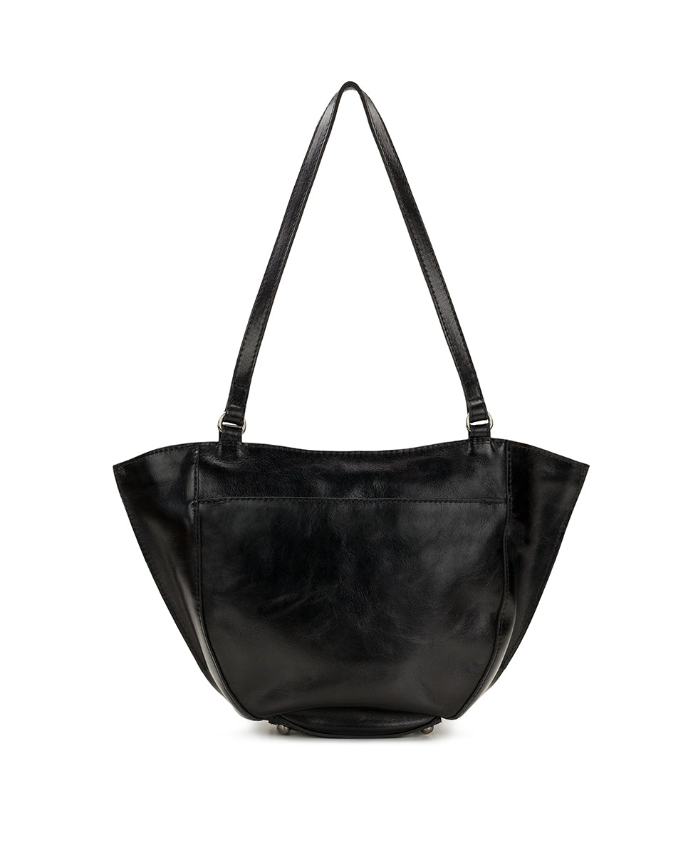 Female - Cassola Satchel - Vintage Distressed Leather - black - by Patricia Nash - View 2 of 11
