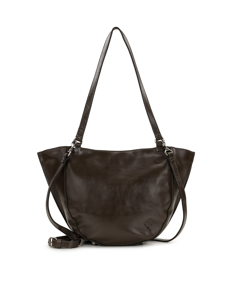 Female - Cassola Satchel - Vintage Distressed Leather - black - by Patricia Nash - View 5 of 11