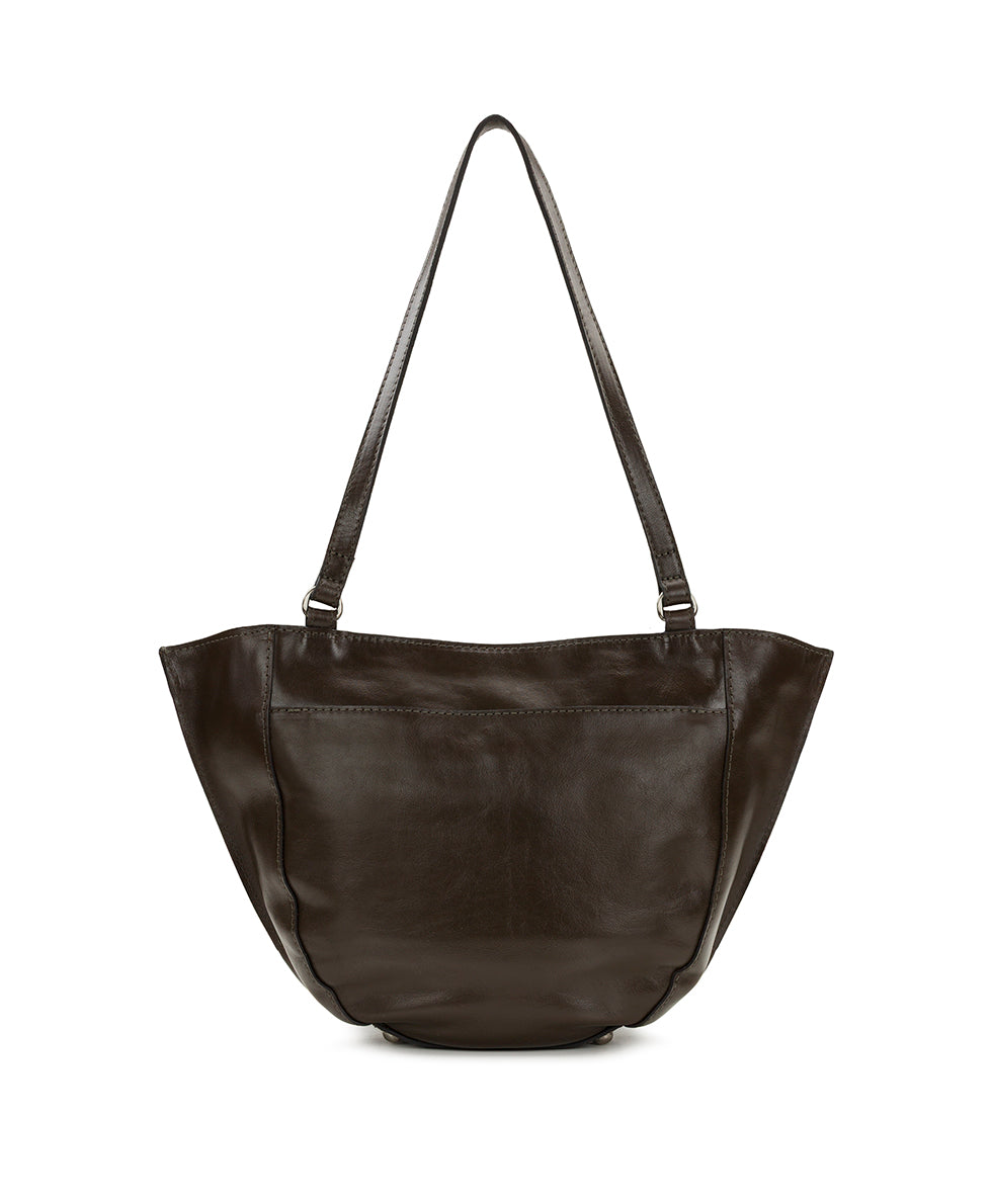 Female - Cassola Satchel - Vintage Distressed Leather - black - by Patricia Nash - View 6 of 11