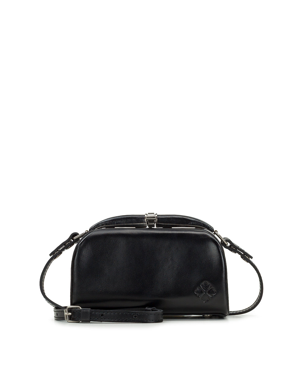 Female - Pilzone Frame - Vintage Distressed Leather - black - by Patricia Nash - View 1 of 4