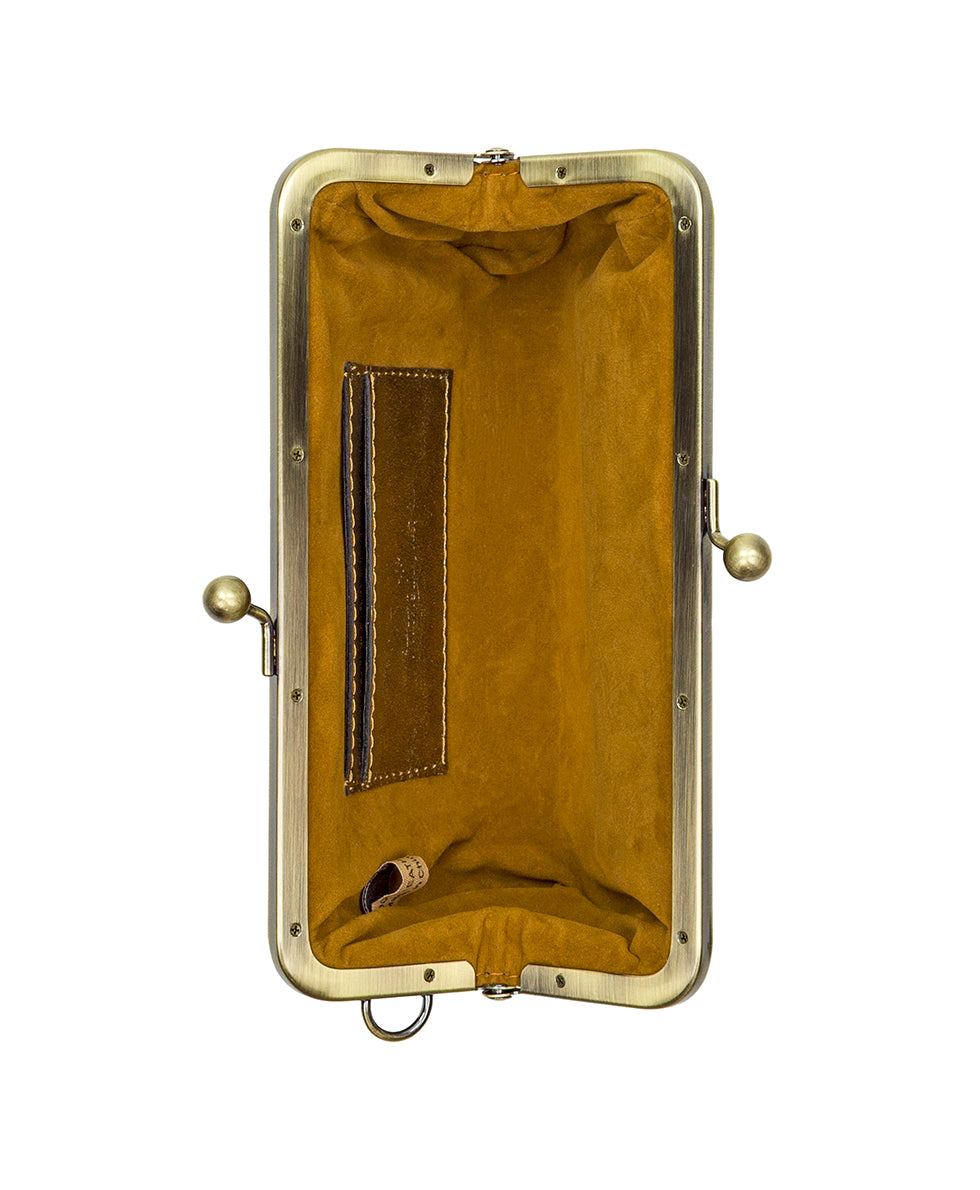 Female - Renna Wristlet - Vintage Distressed Metallic - antique gold - by Patricia Nash - View 3 of 3