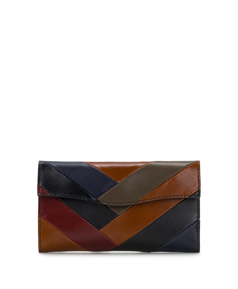 Female - Tossa Wallet - Retro Colorblock - black - by Patricia Nash - View 1 of 4