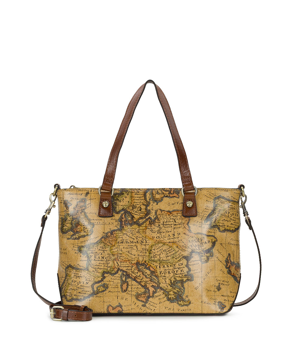 Mori Satchel - European Map – Patricia Nash