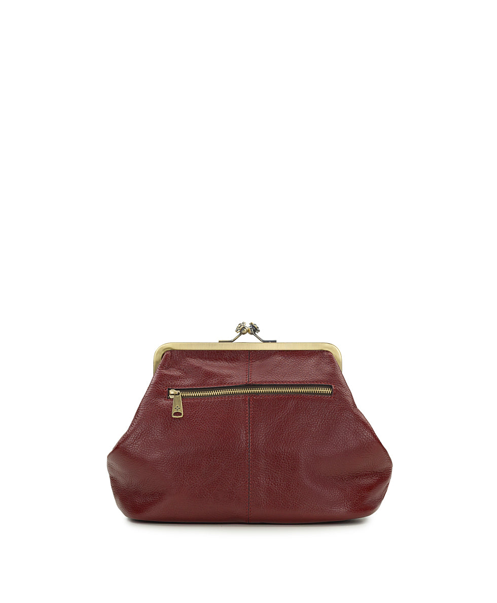 Sofia Frame Crossbody - Rugged Natural Grain – Patricia Nash