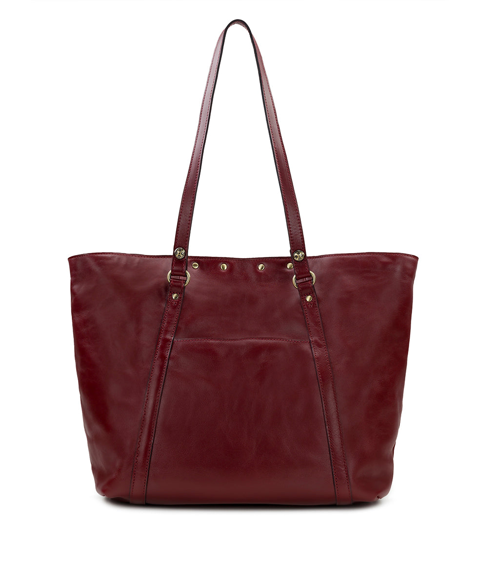 Benvenuto Tote - Vintage Distressed Leather - black - by Patricia Nash - View 37 of 63