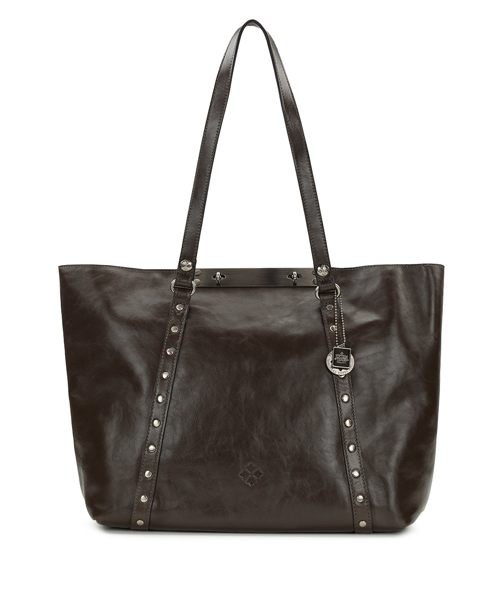 Female - Benvenuto Tote - Vintage Distressed Leather - oxblood - by Patricia Nash - View 1 of 14