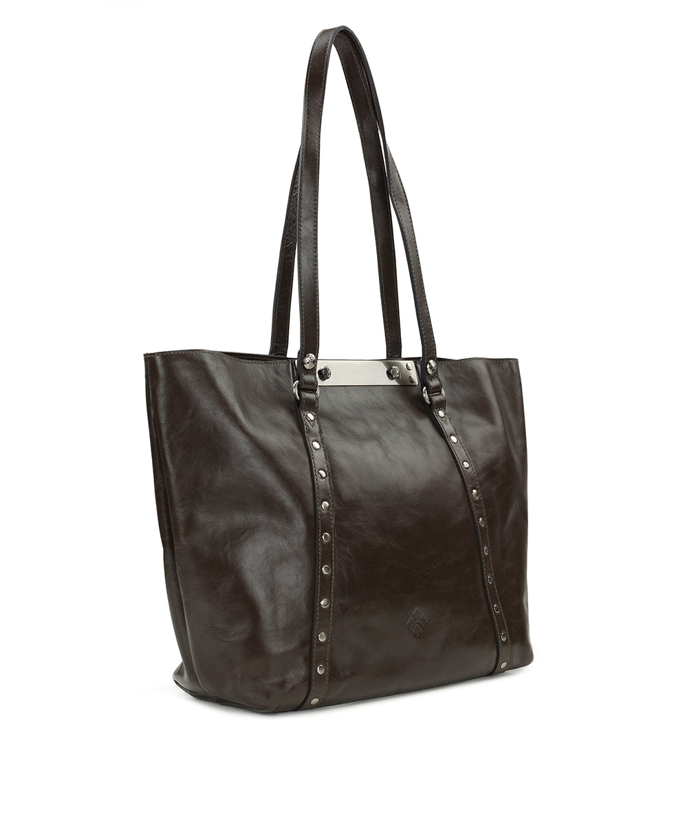 Female - Benvenuto Tote - Vintage Distressed Leather - oxblood - by Patricia Nash - View 3 of 14