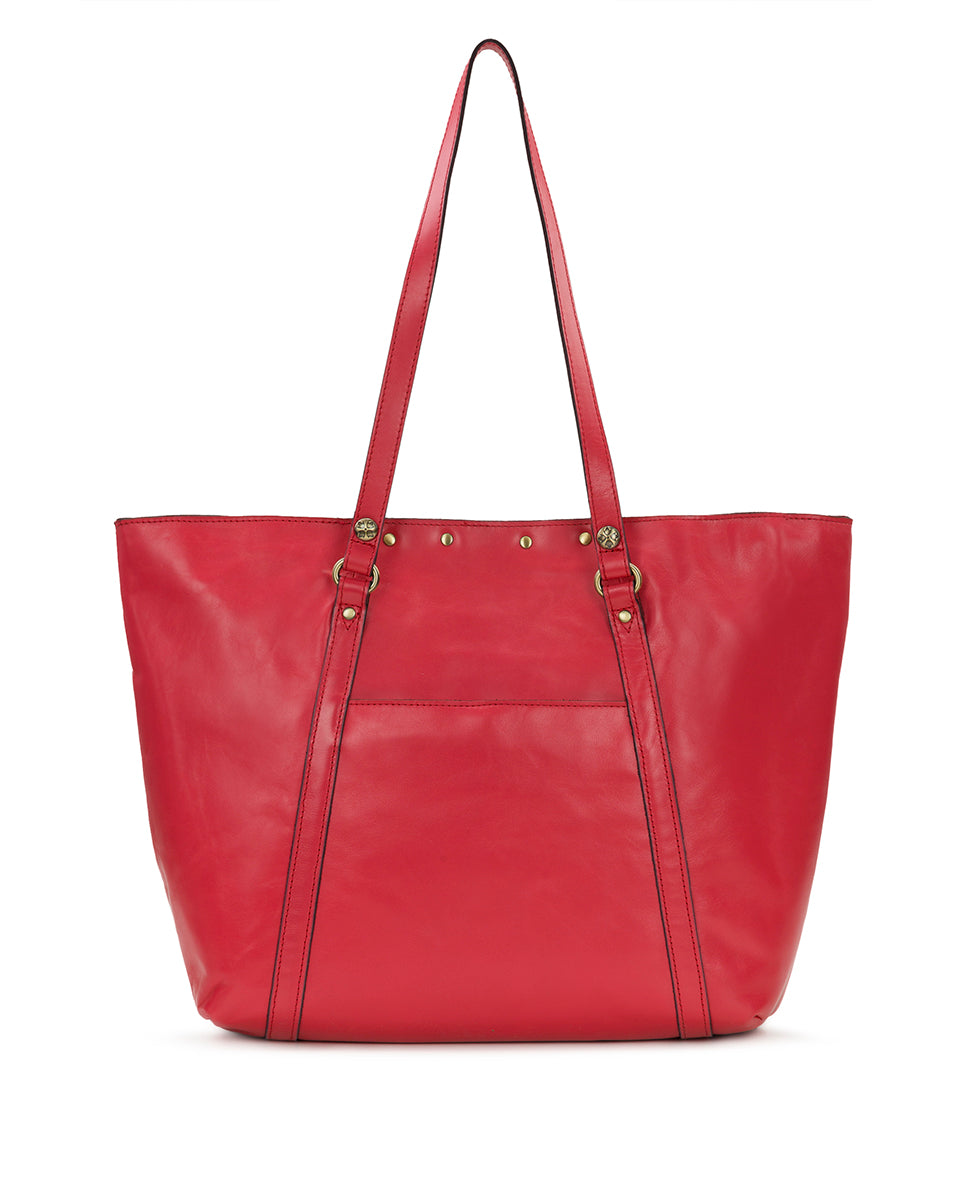 Benvenuto Tote - Vintage Distressed Leather - Passion - passion - by Patricia Nash - View 2 of 6