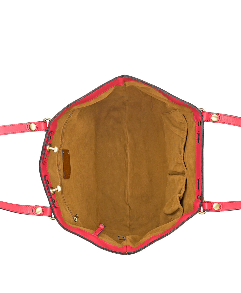 Benvenuto Tote - Vintage Distressed Leather - Passion - passion - by Patricia Nash - View 4 of 6